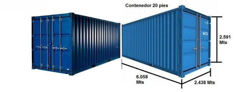 Contenedores marítimos de 20 pies en Argentina